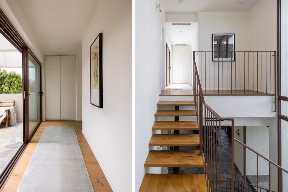 מדרגות ומסדרון